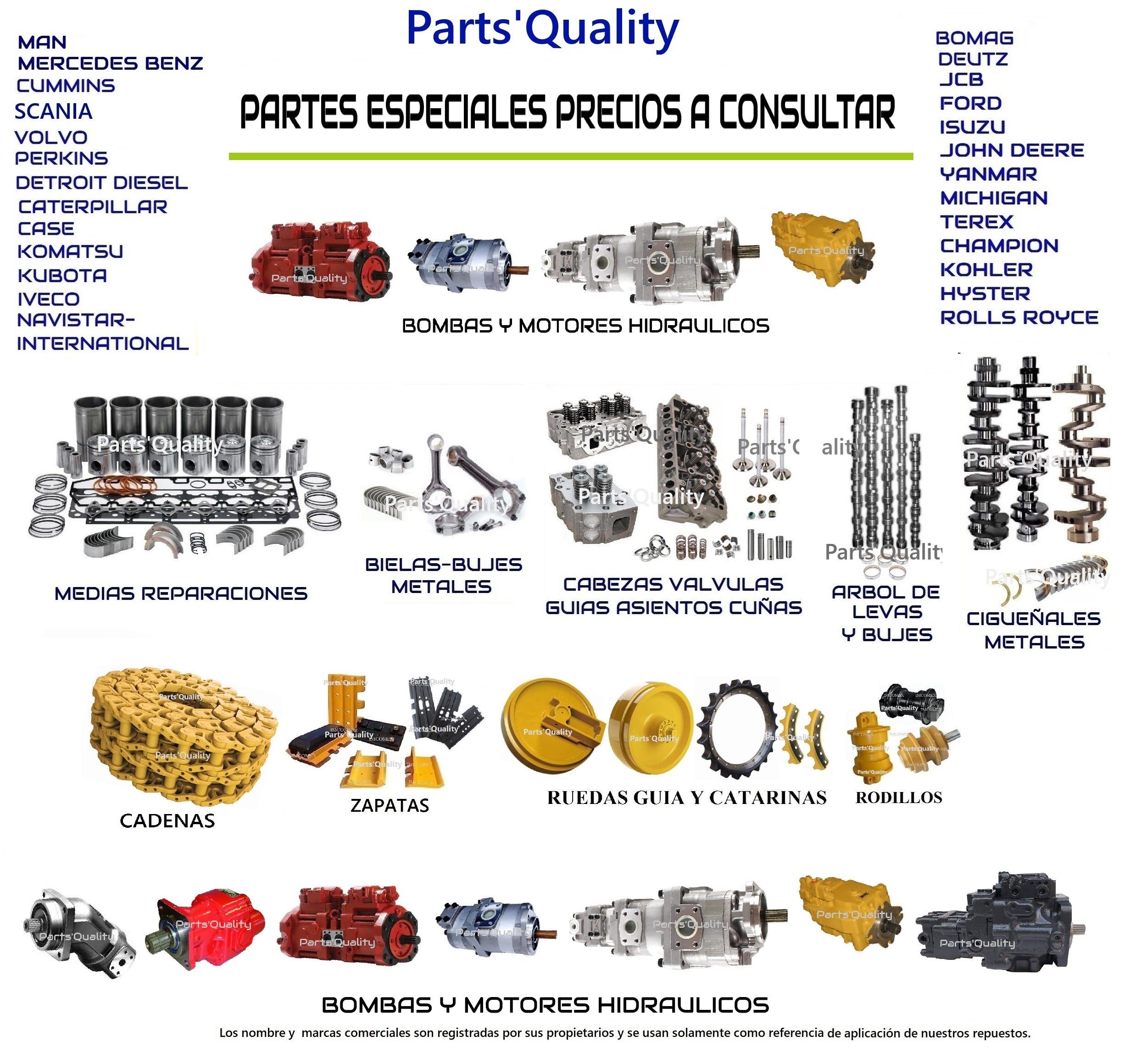 Partes para motores